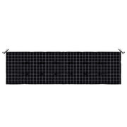 Vidaxl bankkussen oxford stof zwart ruit 180 x 50 x 3 cm - afbeelding 2
