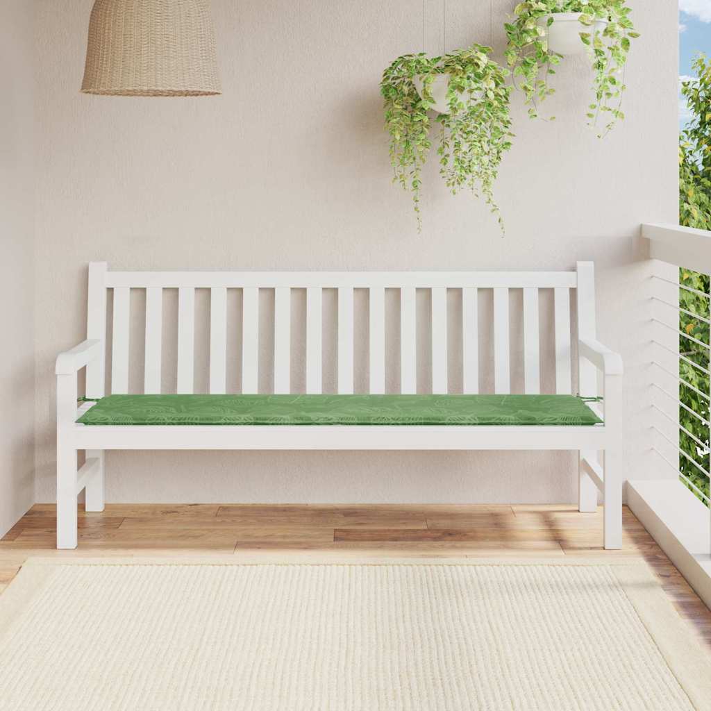 Vidaxl bankkussen oxford stof bladontwerp 180 x 50 x 3 cm