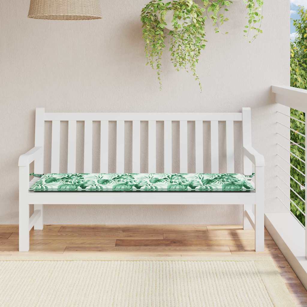 Vidaxl bankkussen oxford stof bladpatroon 200 x 50 x 3 cm