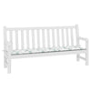 Vidaxl tuinbankkussen bladpatroon 200x50x4 cm stof