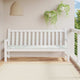 Vidaxl tuinbankkussen bladpatroon 200x50x3 cm stof
