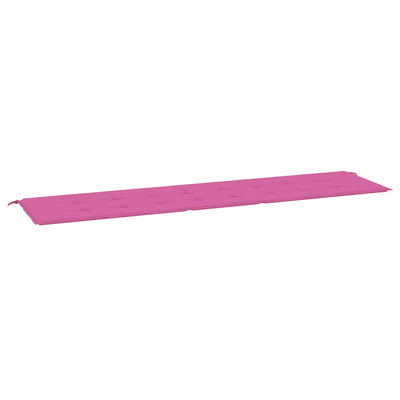 Vidaxl tuinbankkussen 200x50x4 cm stof roze