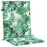 Vidaxl rugkussens 2 st oxford stof bladpatroon 100 x 50 x 3 cm - afbeelding 2