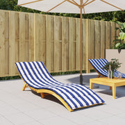 Vidaxl ligbedkussen gestreept oxford stof blauw en wit - afbeelding 1