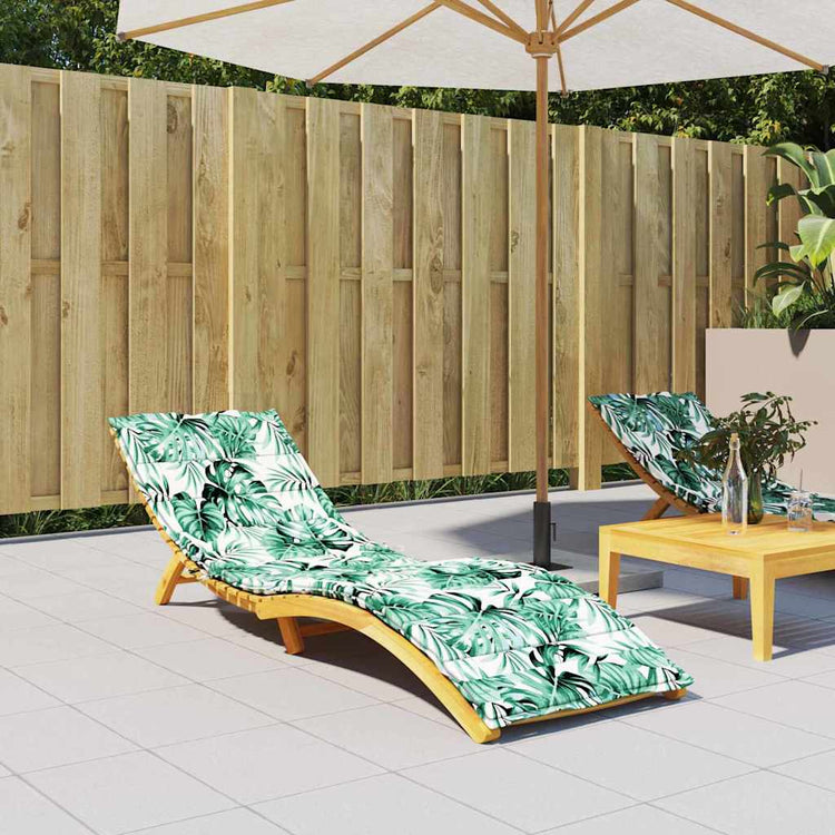 Vidaxl loungekussen blad bladpatroon 200 x 70 x 3 cm oxford stof