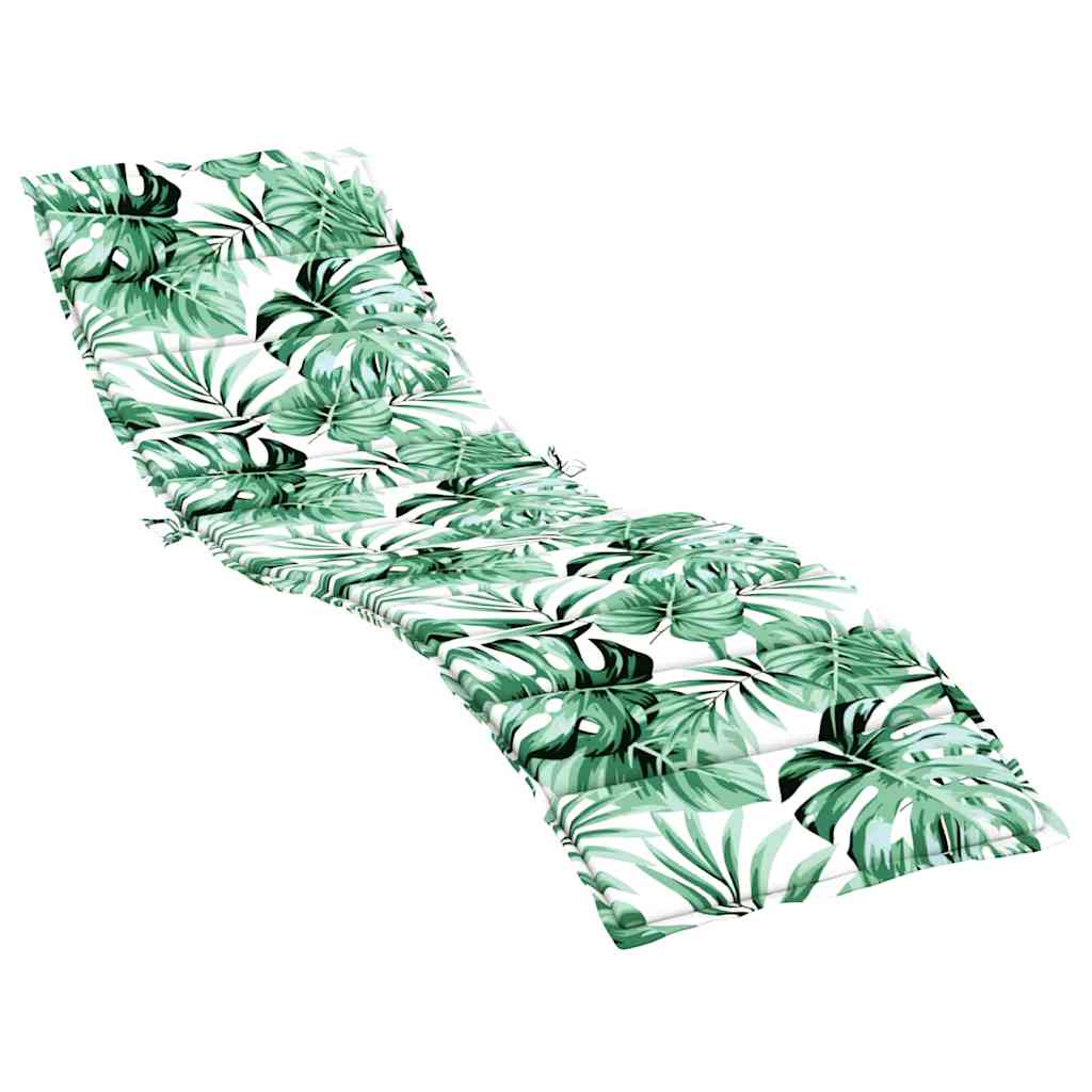 Vidaxl loungekussen blad bladpatroon 200 x 70 x 3 cm oxford stof