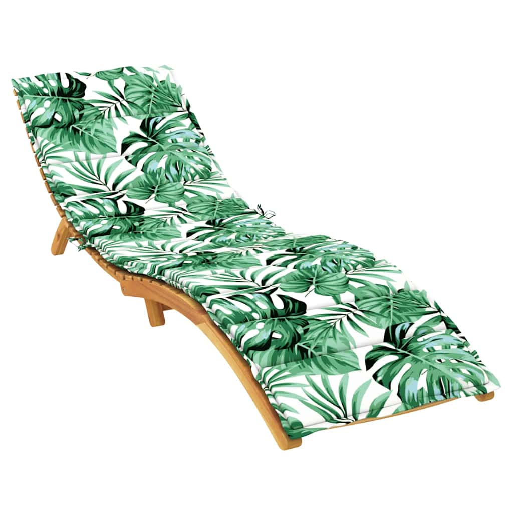 Vidaxl loungekussen blad bladpatroon 200 x 70 x 3 cm oxford stof