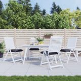 Vidaxl stoelkussens 4 st 40x40x7 cm oxford stof antracietkleurig - afbeelding 1