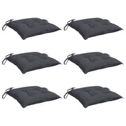 Vidaxl stoelkussens 6 st 40x40x7 cm oxford stof antracietkleurig - afbeelding 3