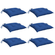Vidaxl stoelkussens 6 st 40x40x7 cm oxford stof blauw - afbeelding 3