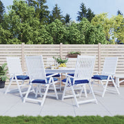 Vidaxl stoelkussens 6 st 40x40x7 cm oxford stof blauw - afbeelding 1