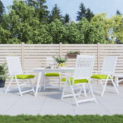 Vidaxl stoelkussens 6 st 40x40x7 cm oxford stof heldergroen - afbeelding 1
