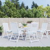 Vidaxl stoelkussens 6 st bladpatroon 40x40x7 cm stof