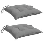 Vidaxl stoelkussens 2 st 50x50x7 cm oxford stof grijs - afbeelding 3