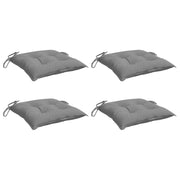 Vidaxl stoelkussens 4 st 50x50x7 cm oxford stof grijs - afbeelding 3