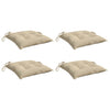 Vidaxl palletkussens 4 st 50x50x7 cm oxford stof beige