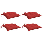 Vidaxl palletkussens 4 st 50x50x7 cm oxford stof rood - afbeelding 3