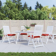 Vidaxl palletkussens 4 st 50x50x7 cm oxford stof rood - afbeelding 1