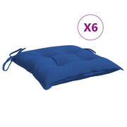 Vidaxl palletkussens 6 st 50x50x7 cm oxford stof blauw - afbeelding 2