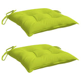 Vidaxl palletkussens 2 st 50x50x7 cm oxford stof felgroen - afbeelding 3