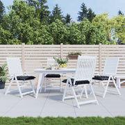 Vidaxl stoelkussens 4 st 50x50x7 cm stof ruitpatroon zwart - afbeelding 1