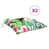 Vidaxl stoelkussens 2 st 50x50x7 cm stof meerkleurig