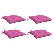 Vidaxl stoelkussens 4 st 50x50x7 cm oxford stof roze - afbeelding 3