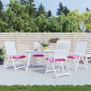 Vidaxl stoelkussens 4 st 50x50x7 cm oxford stof roze - afbeelding 1