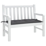 Vidaxl tuinbankkussen 100x50x7 cm oxford stof antracietkleurig - afbeelding 1