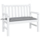 Vidaxl tuinbankkussen 100x50x7 cm oxford stof grijs