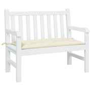 Vidaxl tuinbankkussen 100x50x7 cm oxford stof crèmekleurig - afbeelding 1