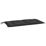 Vidaxl tuinbankkussen 100x50x7 cm oxford stof zwart - afbeelding 2
