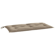 Vidaxl tuinbankkussen 100x50x7 cm oxford stof taupe - afbeelding 2