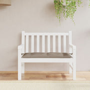 Vidaxl tuinbankkussen 100x50x7 cm oxford stof taupe - afbeelding 3