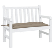 Vidaxl tuinbankkussen 100x50x7 cm oxford stof taupe - afbeelding 1