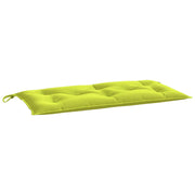 Vidaxl tuinbankkussen 100x50x7 cm oxford stof heldergroen - afbeelding 2