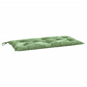 Vidaxl tuinbankkussen 100x50x7 cm oxford stof bladpatroon - afbeelding 2