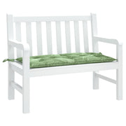 Vidaxl tuinbankkussen 100x50x7 cm oxford stof bladpatroon - afbeelding 3