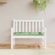 Vidaxl tuinbankkussen 100x50x7 cm oxford stof bladpatroon - afbeelding 1