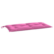 Vidaxl tuinbankkussen 100x50x7 cm oxford stof roze - afbeelding 2