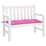 Vidaxl tuinbankkussen 100x50x7 cm oxford stof roze - afbeelding 3