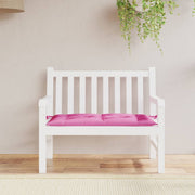Vidaxl tuinbankkussen 100x50x7 cm oxford stof roze - afbeelding 1