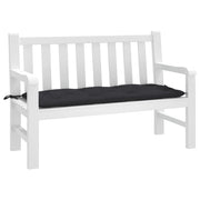 Vidaxl tuinbankkussen 120x50x7 cm oxford stof zwart - afbeelding 1