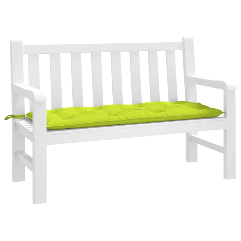 Vidaxl tuinbankkussen 120x50x7 cm oxford stof heldergroen