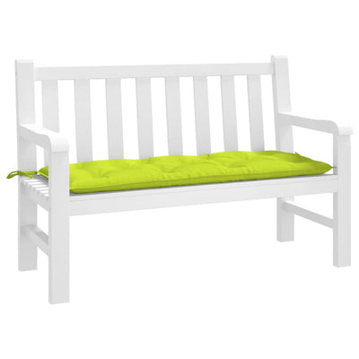 Vidaxl tuinbankkussen 120x50x7 cm oxford stof heldergroen