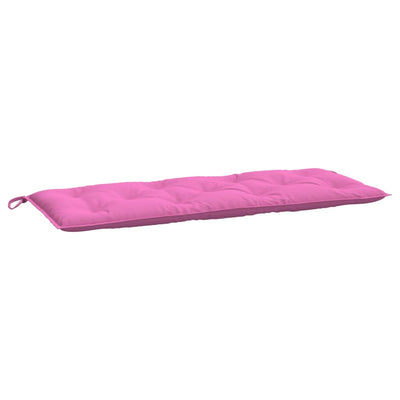 Vidaxl tuinbankkussen 120x50x7 cm stof roze