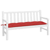 Vidaxl tuinbankkussen 150x50x7 cm oxford stof rood