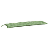 Vidaxl tuinbankkussen 150x50x7 cm oxford stof bladpatroon - afbeelding 2
