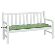 Vidaxl tuinbankkussen 150x50x7 cm oxford stof bladpatroon - afbeelding 3
