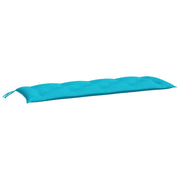 Vidaxl tuinbankkussen 150x50x7 cm oxford stof turquoise - afbeelding 2
